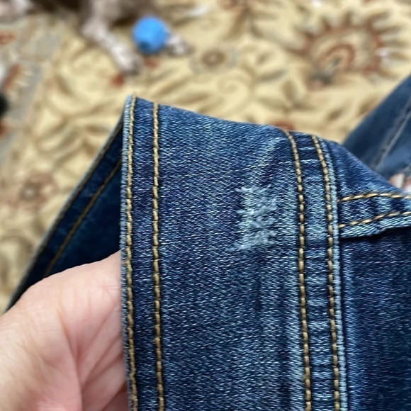 Nanette Lepore Embroidered Floral Denim Jacket Size S - Picture 13 of 14